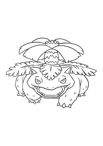 Pokémon Venusaur coloring page