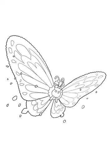 Pokémon Gigantamax Butterfree coloring page