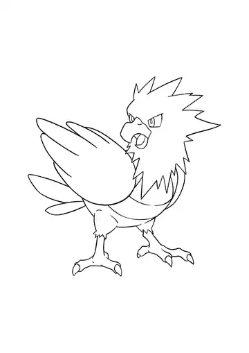 Pokémon Spearow coloring page