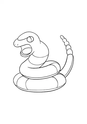 Pokémon Ekans coloring page