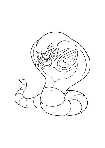 Pokémon Arbok coloring page