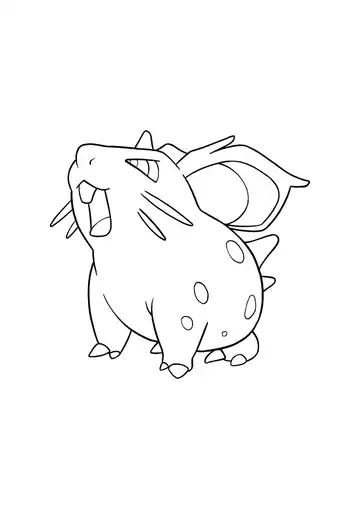 Pokémon Nidoran Female coloring page