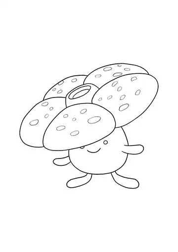 Pokémon Vileplume coloring page