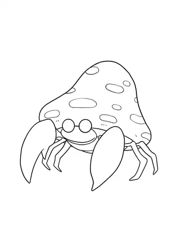 Pokémon Parasect coloring page