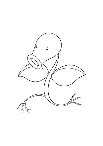 Pokémon Bellsprout coloring page