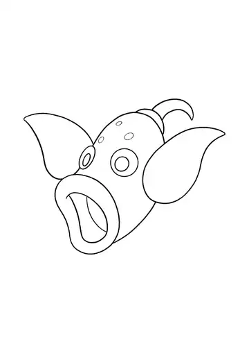 Pokémon Weepinbell coloring page