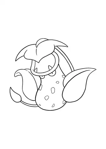 Pokémon Victreebel coloring page