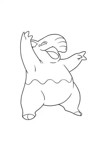 Pokémon Drowzee coloring page