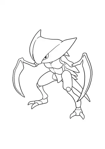 Pokémon Kabutops coloring page