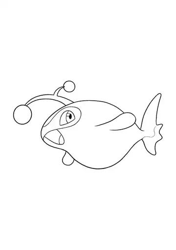 Pokémon Lanturn coloring page