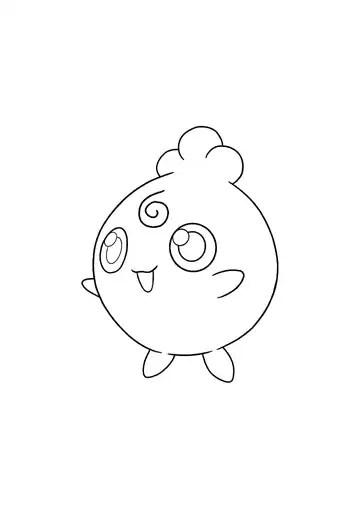 Pokémon Igglybuff coloring page
