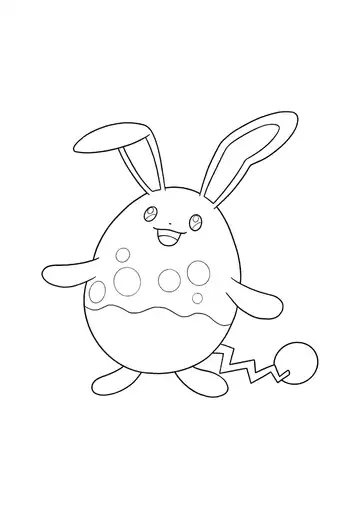 Pokémon Azumarill coloring page