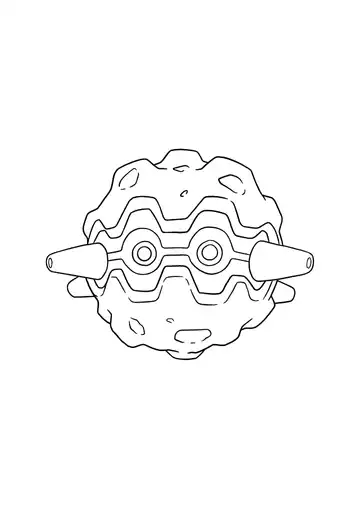 Pokémon Forretress coloring page