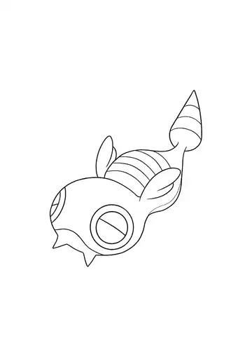 Pokémon Dunsparce coloring page