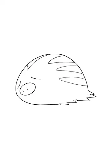 Pokémon Swinub coloring page