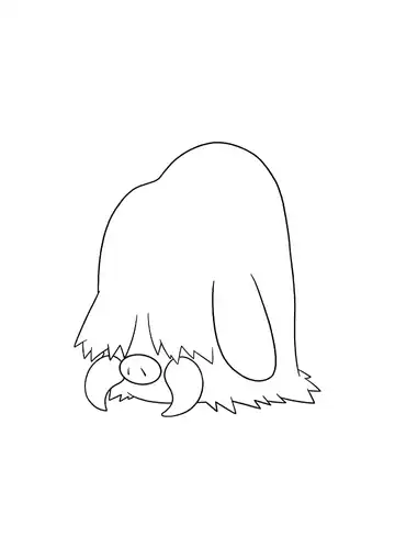 Pokémon Piloswine coloring page