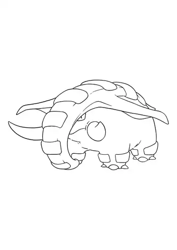 Pokémon Donphan coloring page