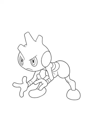 Pokémon Tyrogue coloring page