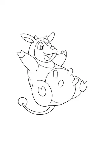Pokémon Miltank coloring page
