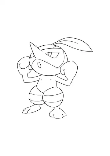 Pokémon Nuzleaf coloring page