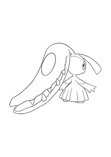 Pokémon Mawile coloring page