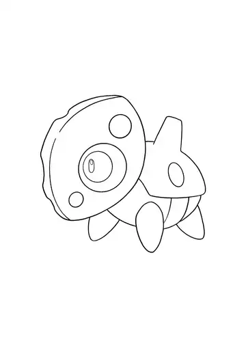Pokémon Aron coloring page