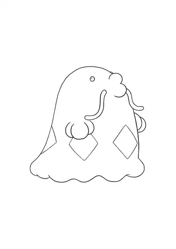 Pokémon Swalot coloring page