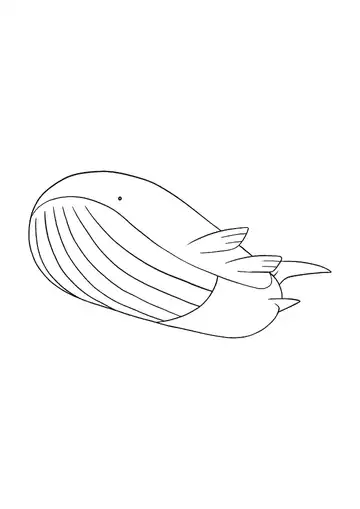 Pokémon Wailord coloring page