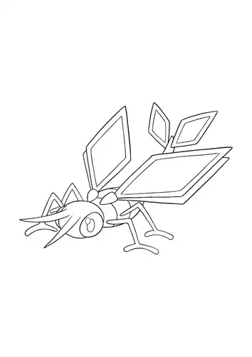 Pokémon Vibrava coloring page