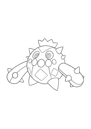Pokémon Cacnea coloring page