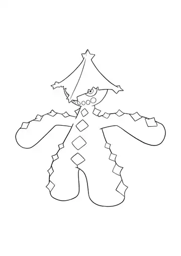 Pokémon Cacturne coloring page
