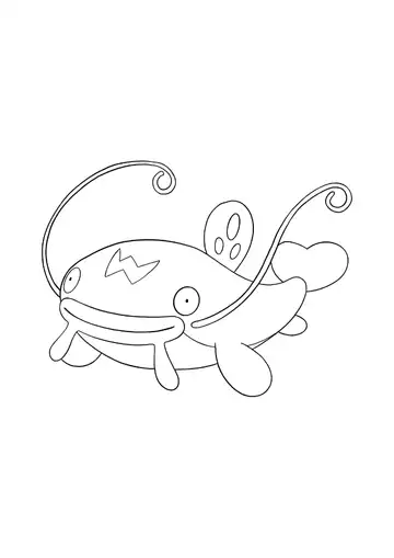 Pokémon Whiscash coloring page
