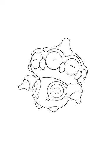 Pokémon Claydol coloring page