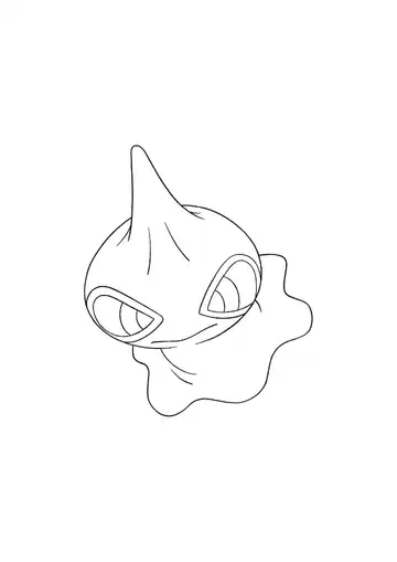 Pokémon Shuppet coloring page