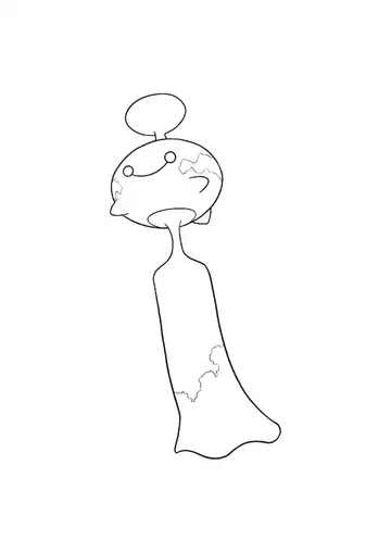 Pokémon Chimecho coloring page