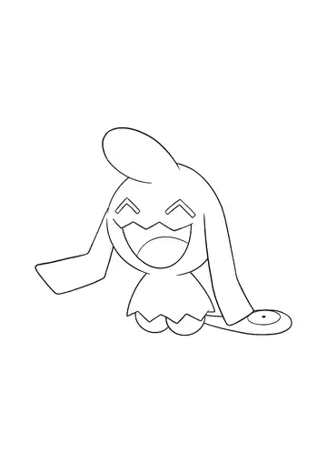 Pokémon Wynaut coloring page