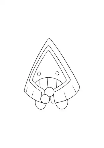 Pokémon Snorunt coloring page
