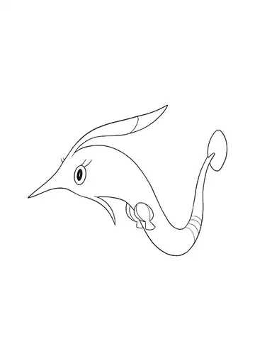 Pokémon Gorebyss coloring page