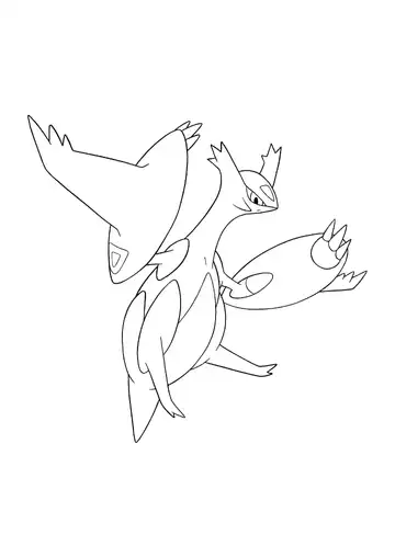 Pokémon Mega Latias coloring page