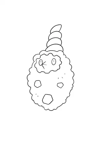 Pokémon Sandy Cloak Burmy coloring page