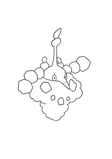Pokémon Sandy Cloak Wormadam coloring page