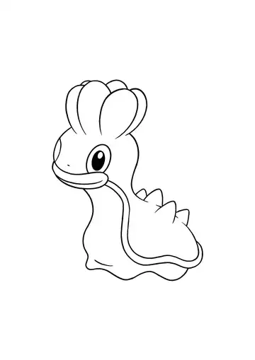 Pokémon West Sea Shellos coloring page