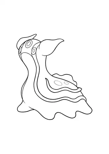 Pokémon East Sea Gastrodon coloring page