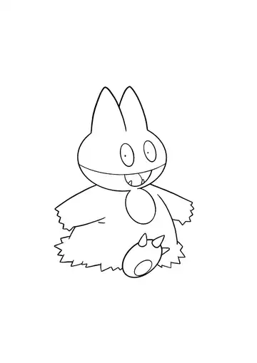 Pokémon Munchlax coloring page