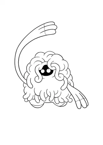 Pokémon Tangrowth coloring page