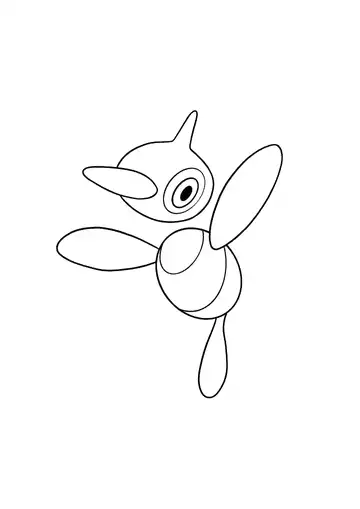 Pokémon Porygon-Z coloring page