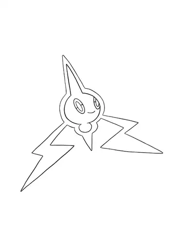 Pokémon Rotom coloring page