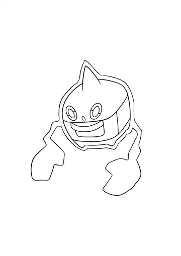 Pokémon Heat Rotom coloring page