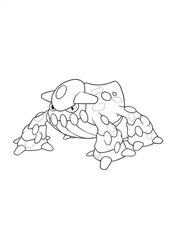 Pokémon Heatran coloring page