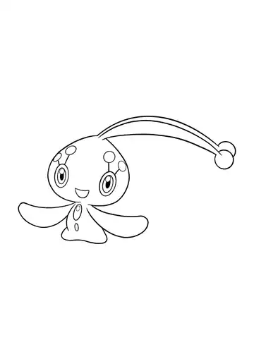 Pokémon Manaphy coloring page